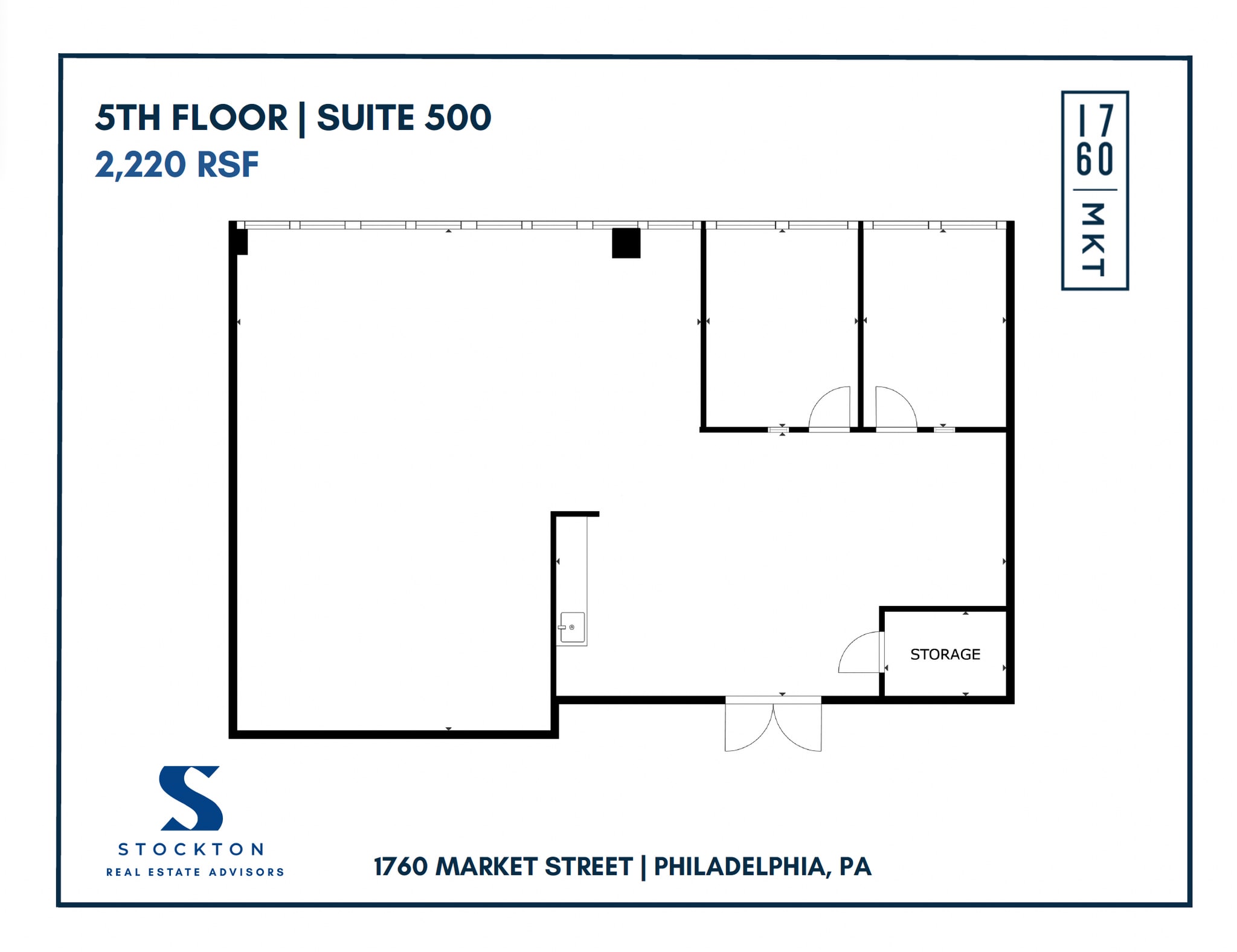 1760 Market St, Philadelphia, PA à louer Plan d’étage– Image 1 sur 6