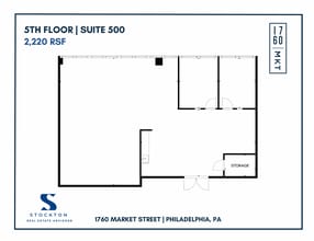 1760 Market St, Philadelphia, PA à louer Plan d’étage– Image 1 sur 6