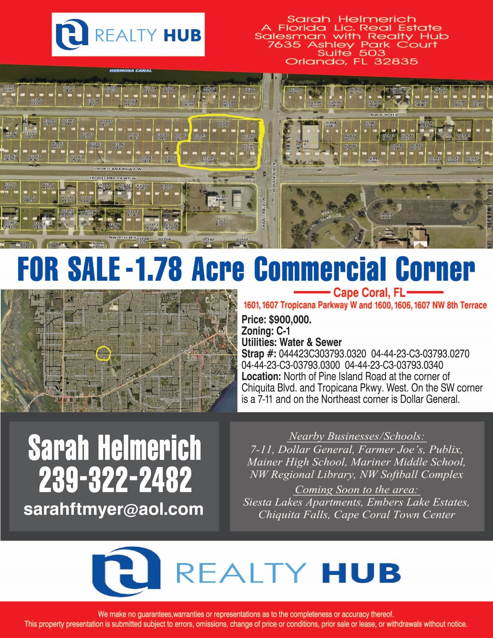 1601 Tropicana Parkway W, Cape Coral, FL à vendre Aérien– Image 1 sur 5