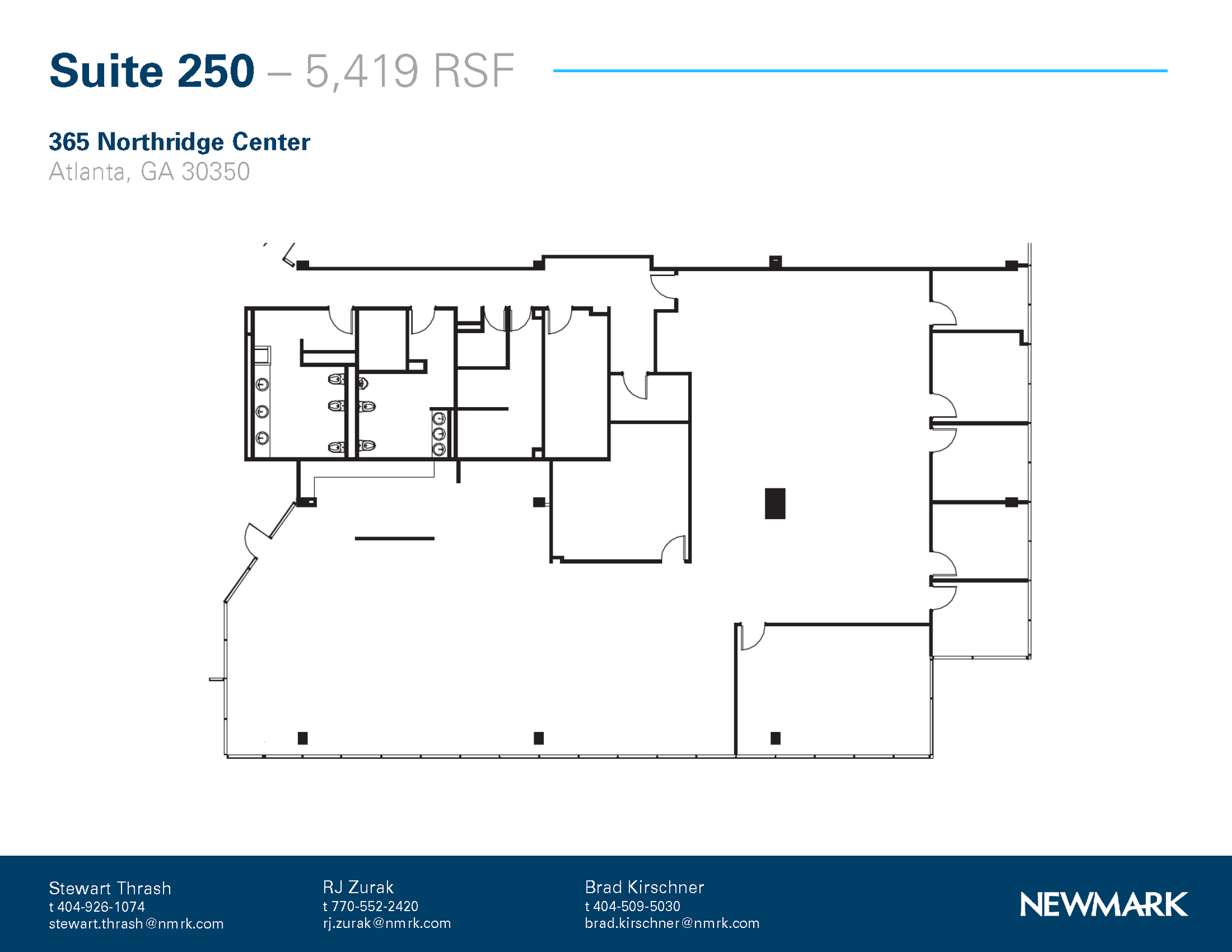 375 Northridge Rd, Atlanta, GA à louer Plan d’étage– Image 1 sur 1