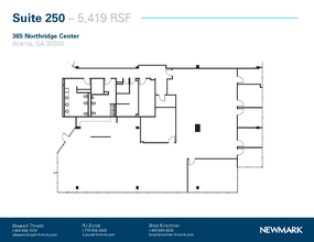 375 Northridge Rd, Atlanta, GA à louer Plan d’étage– Image 1 sur 1