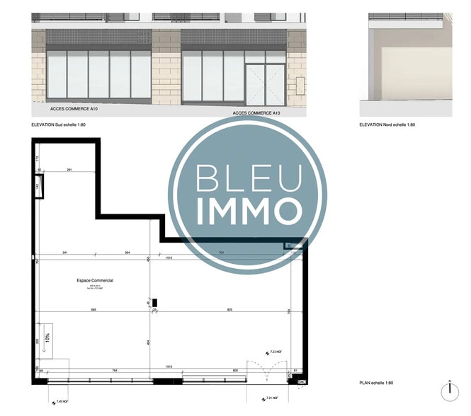 Local commercial dans Cagnes-sur-Mer à louer - Photo de l’immeuble – Image 1 sur 4