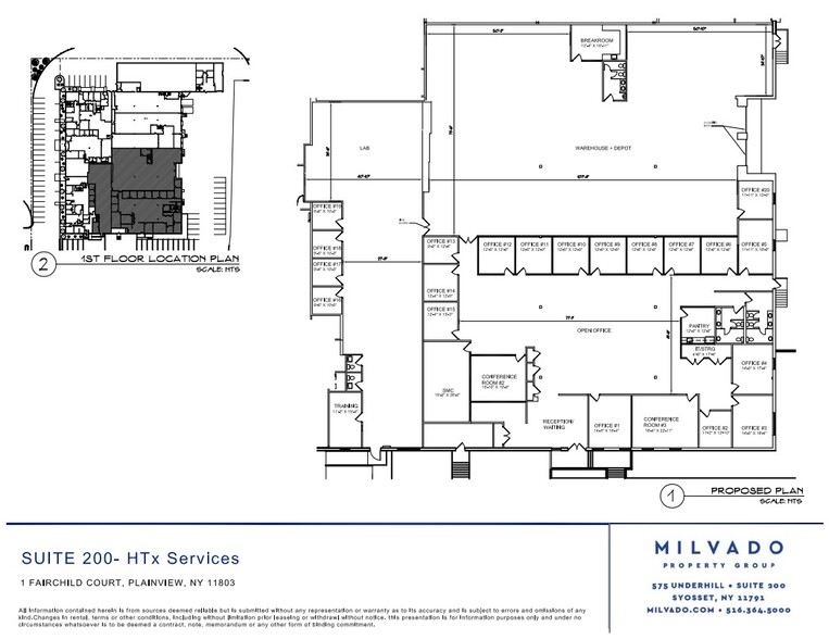 1 Fairchild Ct, Plainview, NY à louer - Plan d’étage – Image 3 sur 3