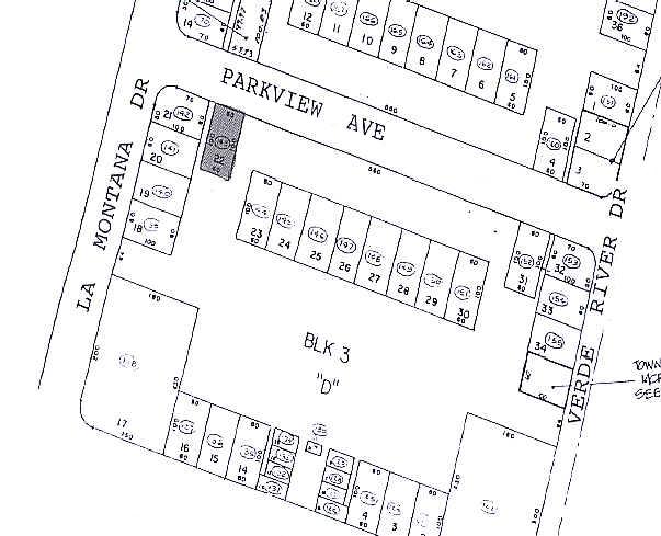 16715 E Parkview Ave, Fountain Hills, AZ à vendre - Plan cadastral – Image 2 sur 2