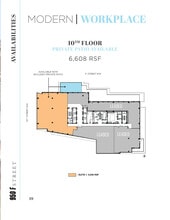 950 F St NW, Washington, DC à louer Plan d’étage– Image 1 sur 1