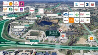 2615 W Broadway St, Ardmore, OK - VUE AÉRIENNE vue de carte