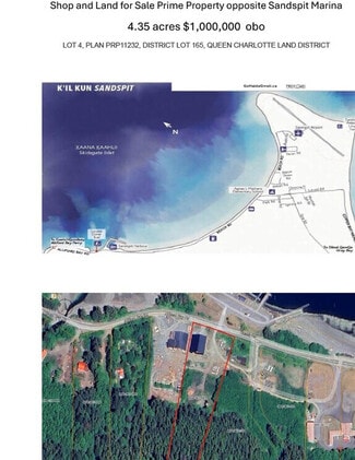 Plus de détails pour 573 Beach Road, Sandspit, BC - Terrain à vendre