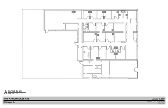 3170-3174 N Milwaukee Ave, Chicago, IL à louer Plan d’étage– Image 2 sur 2