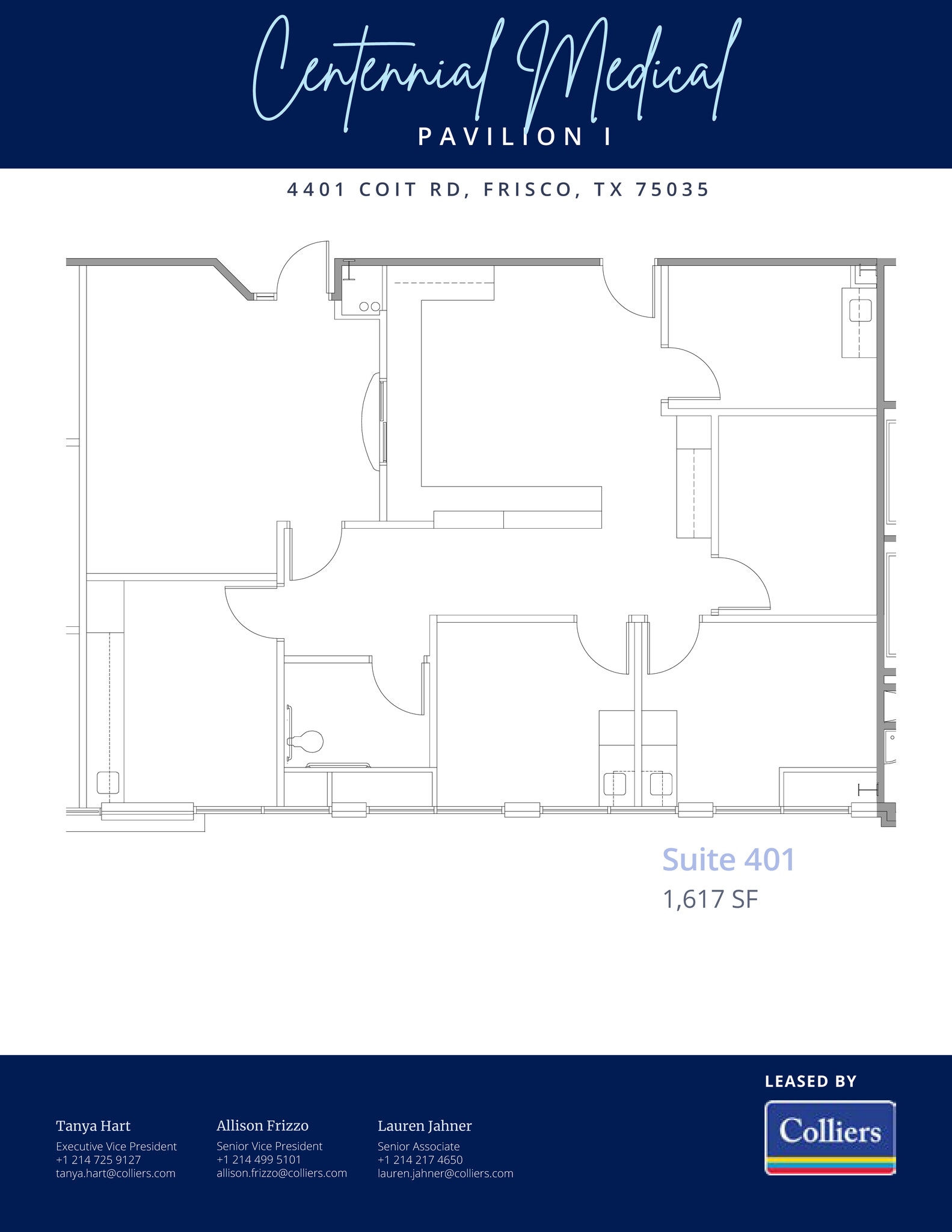 4401 Coit Rd, Frisco, TX à louer Plan d’étage– Image 1 sur 1
