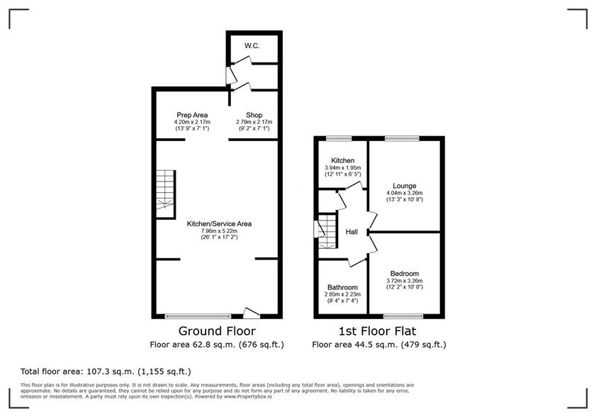 34a Duke St, Hartlepool à vendre - Plan d’étage type – Image 2 sur 12