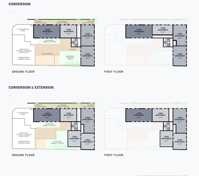 125 Mcdonald Rd, Edinburgh à louer - Plan d’étage – Image 2 sur 2