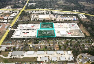 N Frazier St & Frazier Commerce Dr, Conroe, TX à louer Aérien– Image 2 sur 2