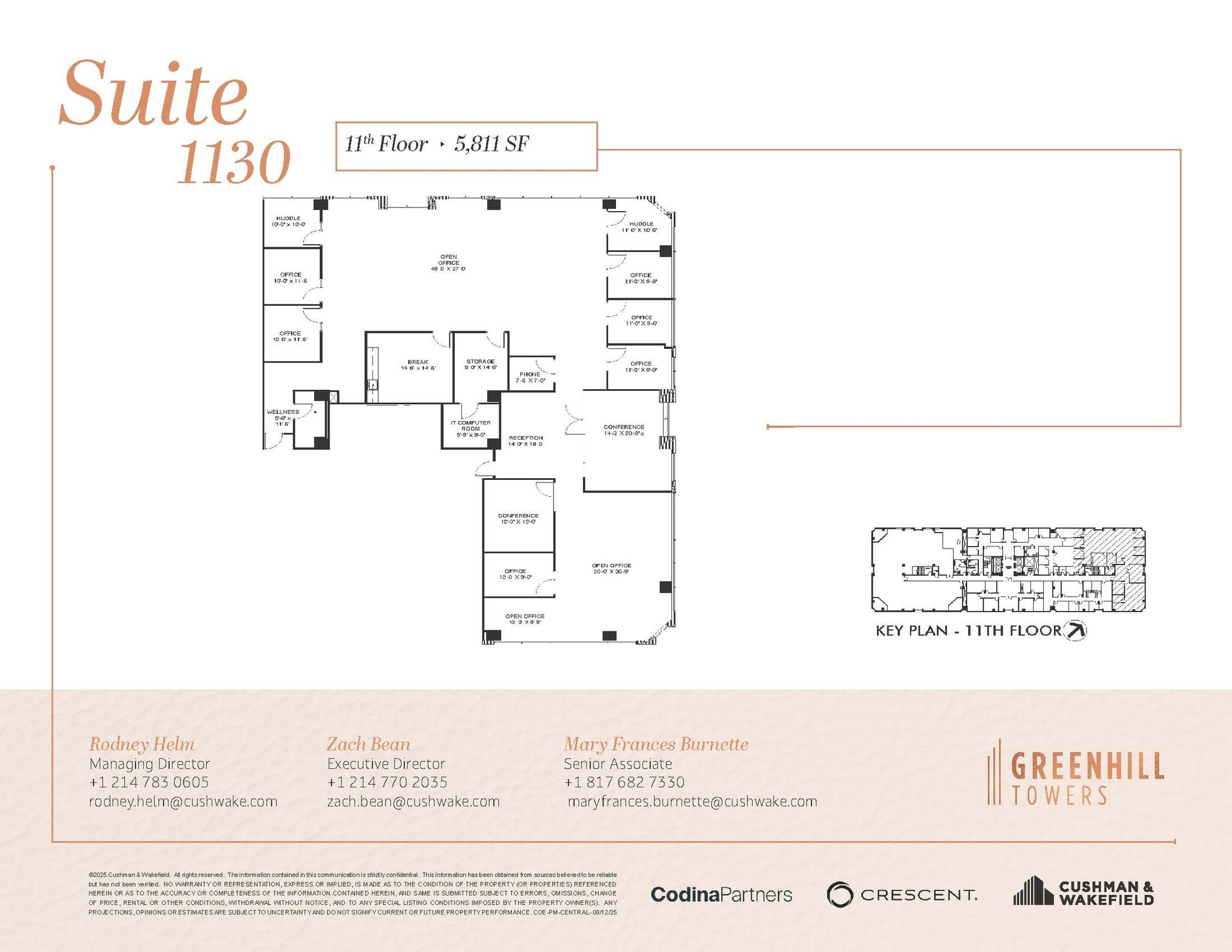 14131 Midway Rd, Addison, TX à louer Plan d’étage– Image 1 sur 2