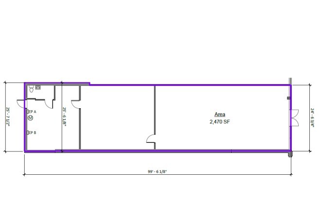 2103-2159 W Patapsco Ave, Baltimore, MD à louer Plan d’étage– Image 1 sur 1