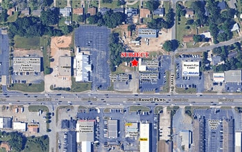 1204 Russell Pky, Warner Robins, GA - VUE AÉRIENNE vue de carte - Image1