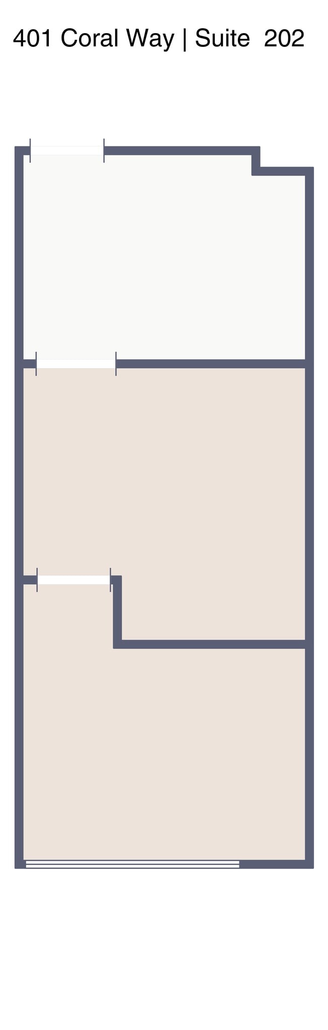 401 Coral Way, Coral Gables, FL à louer Plan de site– Image 1 sur 1