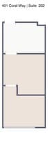 401 Coral Way, Coral Gables, FL à louer Plan de site– Image 1 sur 1