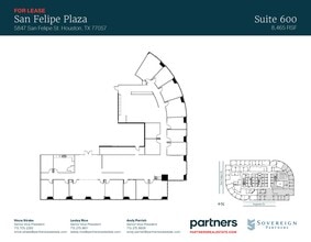 5847 San Felipe St, Houston, TX à louer Plan d’étage– Image 2 sur 2