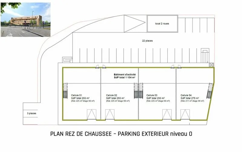 Local d'activités dans Le Havre à vendre - Plan de site – Image 2 sur 5