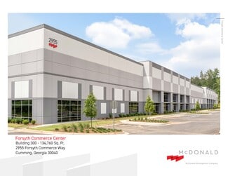Plus de détails pour 2955 Forsyth Commerce Way, Cumming, GA - Industriel/Logistique à louer