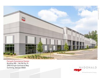 Plus de détails pour 2955 Forsyth Commerce Way, Cumming, GA - Industriel/Logistique à louer