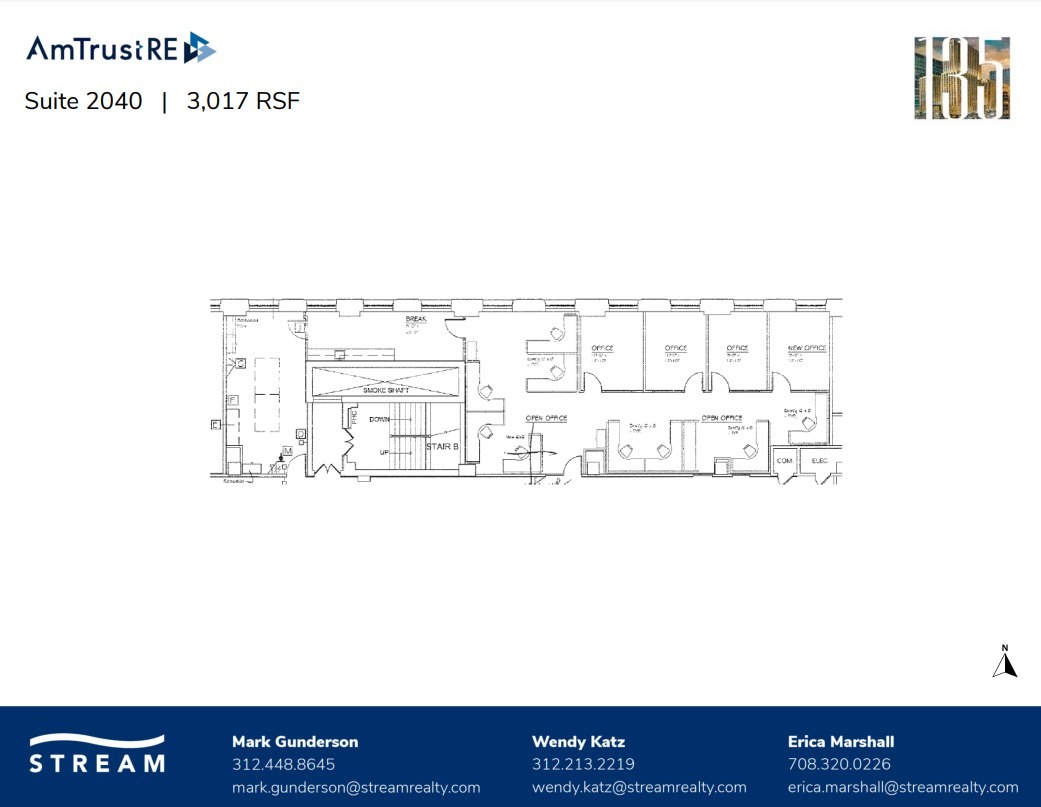 135 S LaSalle St, Chicago, IL à louer Plan d’étage– Image 1 sur 1