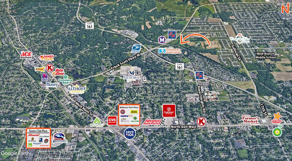 1310 Frank Scott Parkway West, Belleville, IL à vendre - Photo de l’immeuble – Image 2 sur 2