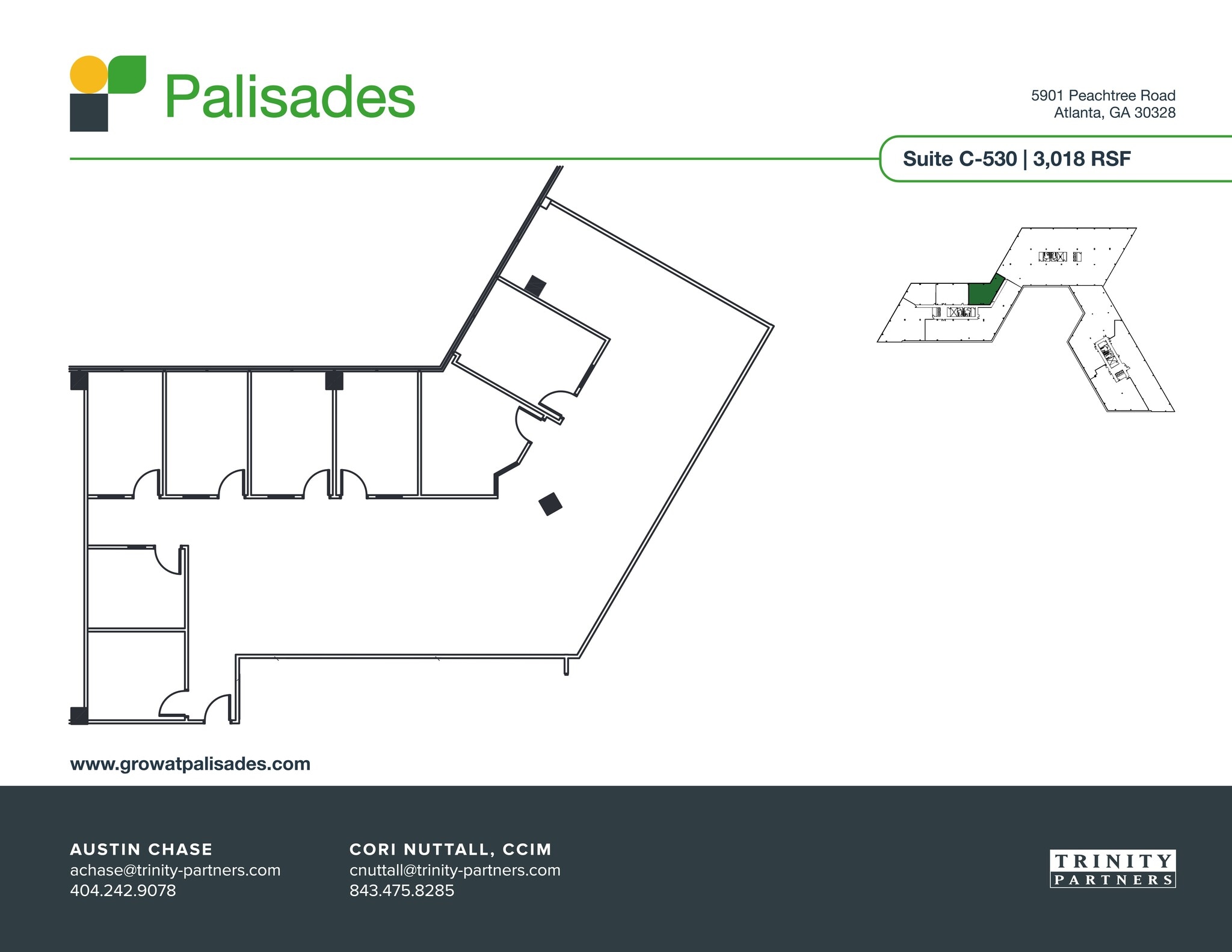 5901 Peachtree Dunwoody Rd NE, Atlanta, GA à louer Plan de site– Image 1 sur 1
