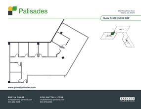 5901 Peachtree Dunwoody Rd NE, Atlanta, GA à louer Plan de site– Image 1 sur 1