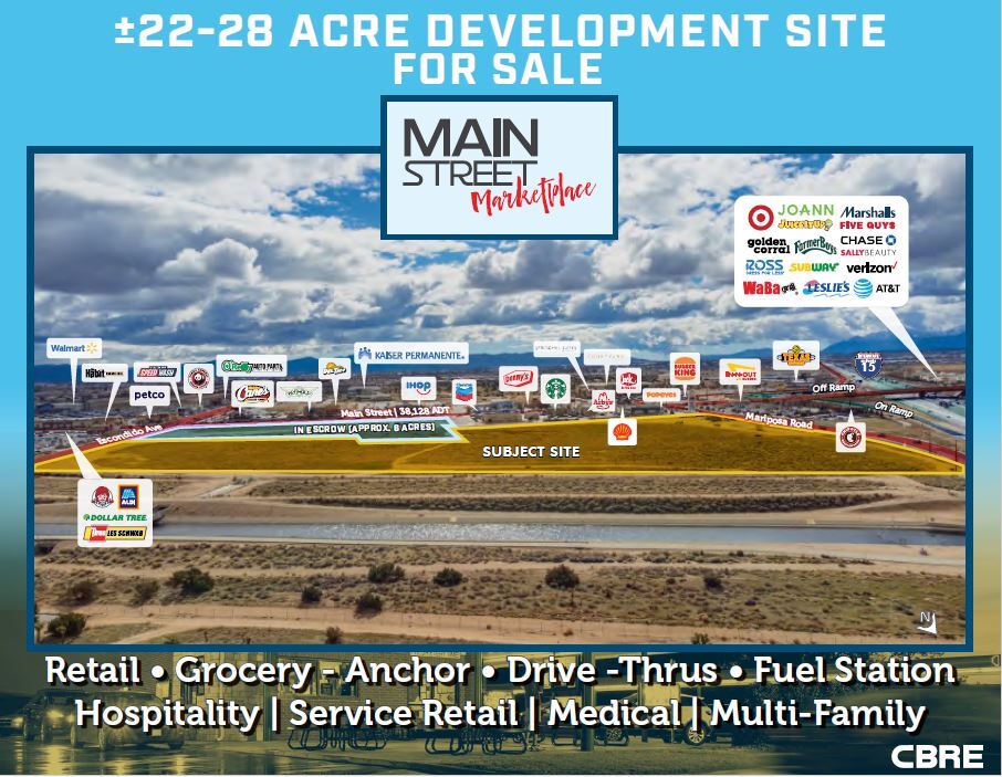 NEC I-15 & Main St, Hesperia, CA à vendre Photo principale– Image 1 sur 5