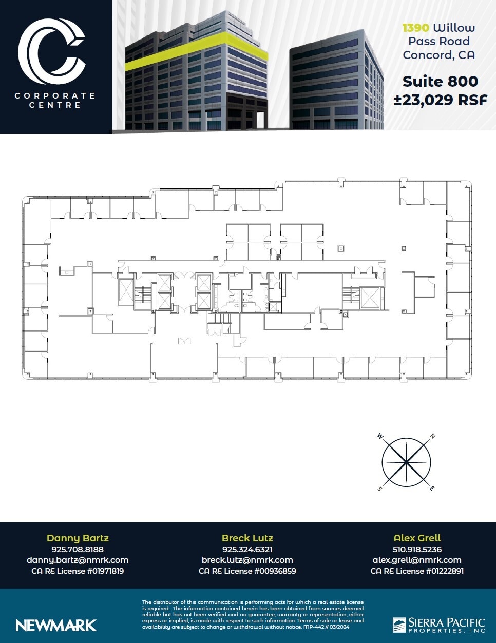 1390 Willow Pass Rd, Concord, CA à louer Plan d’étage– Image 1 sur 1
