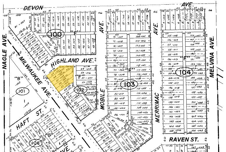 6333 N Milwaukee Ave, Chicago, IL à louer - Plan cadastral – Image 3 sur 6