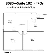 3060-3080 Ogden Ave, Lisle, IL à louer Plan d’étage– Image 1 sur 1
