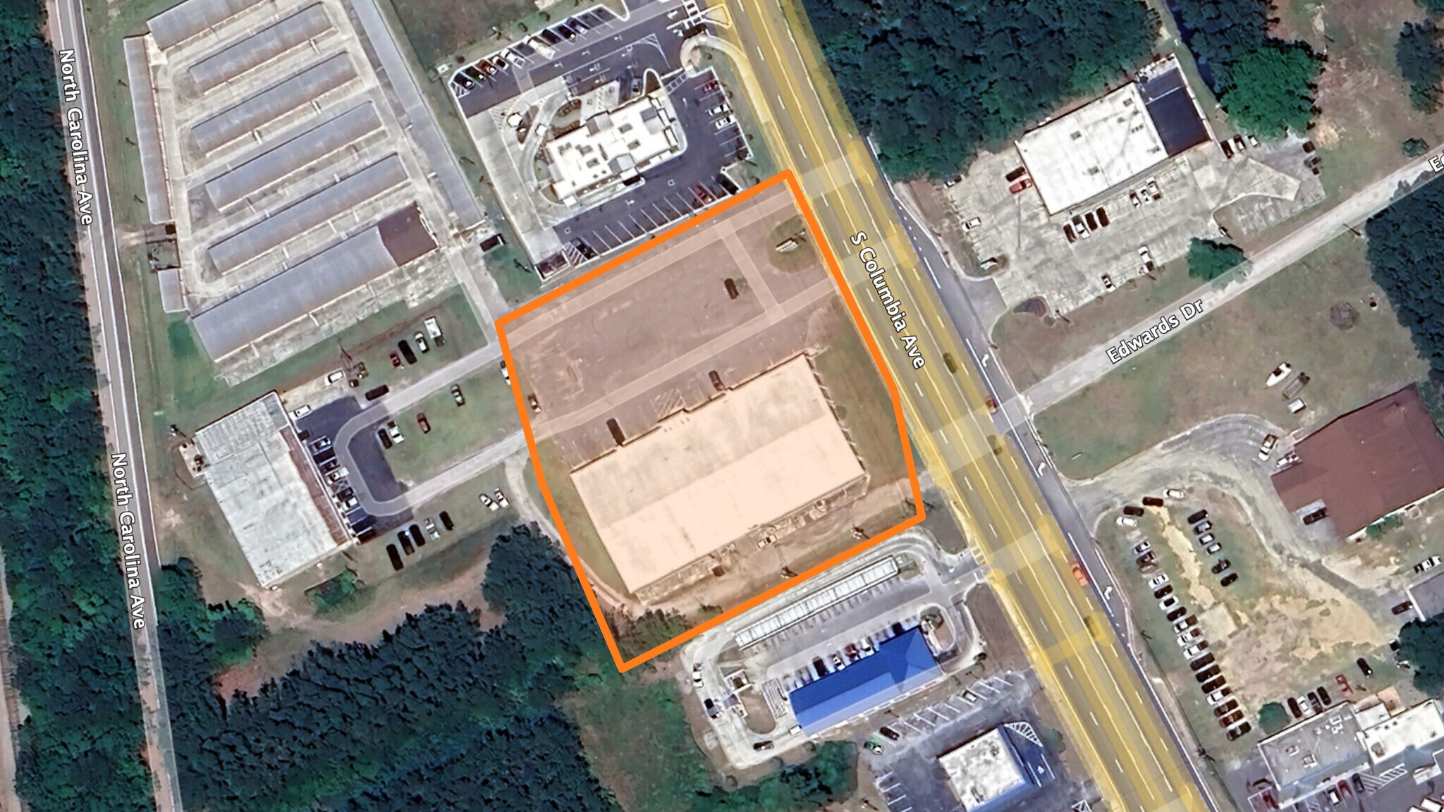 321 S Columbia Ave, Rincon, GA à louer Aérien– Image 1 sur 5