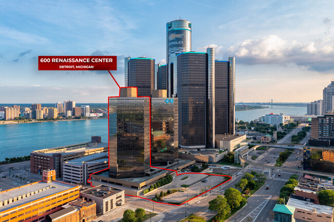 Plus de détails pour 600 Renaissance Ctr, Detroit, MI - Bureau à vendre