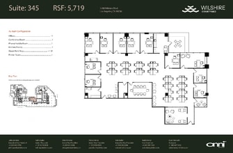 5700 Wilshire Blvd, Los Angeles, CA à louer Plan d’étage– Image 1 sur 1