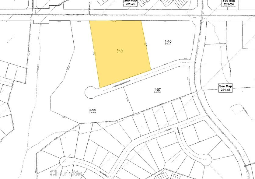 8008 Corporate Center Dr, Charlotte, NC à louer - Plan cadastral – Image 2 sur 14