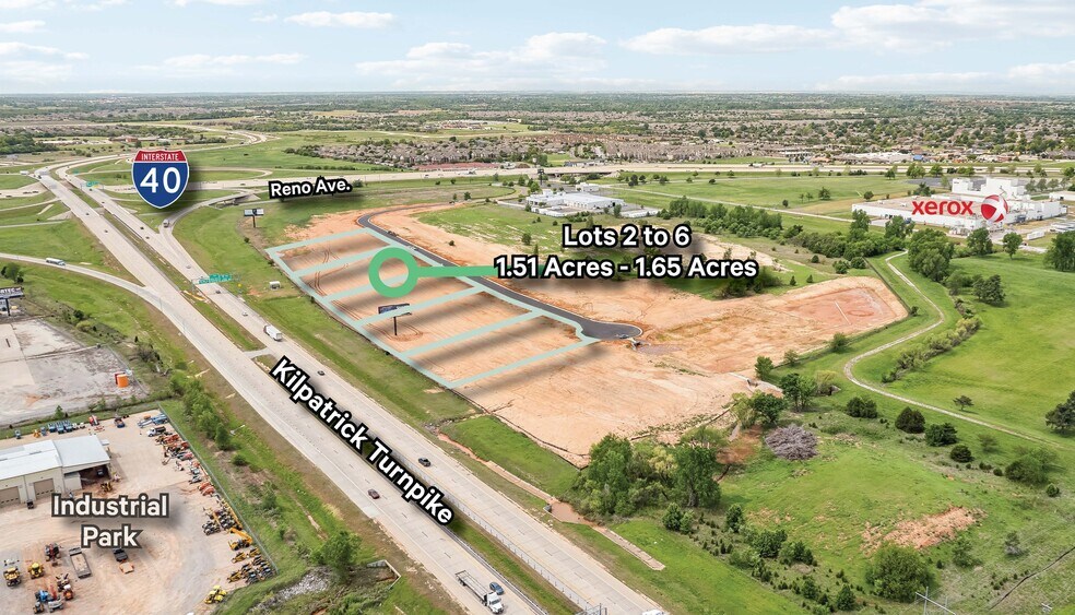 W Reno & John Kilpatrick Tpke, Yukon, OK à vendre - Aérien – Image 3 sur 7