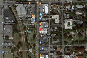 228 N Park Ave, Winter Park, FL - Vue aérienne vue de carte