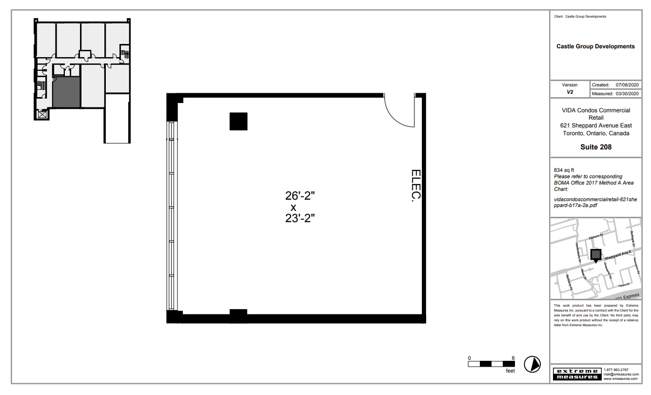 621 Sheppard Ave E, Toronto, ON à louer Plan d’étage– Image 1 sur 1