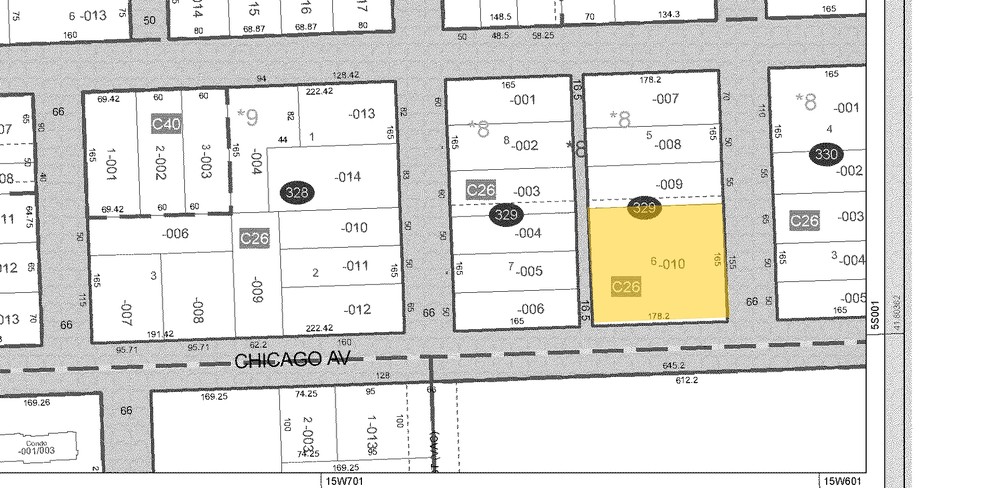211 W Chicago Ave, Hinsdale, IL à louer - Plan cadastral – Image 2 sur 29