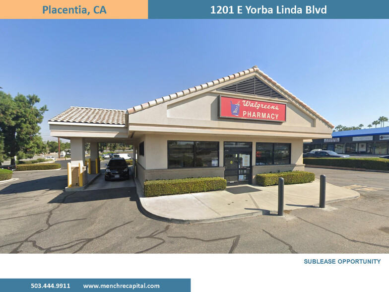 1201 E Yorba Linda Blvd, Placentia, CA à louer - Photo de l’immeuble – Image 1 sur 1