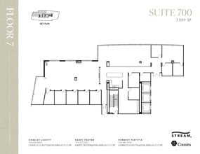 550 S Caldwell St, Charlotte, NC à louer Plan d’étage– Image 1 sur 2