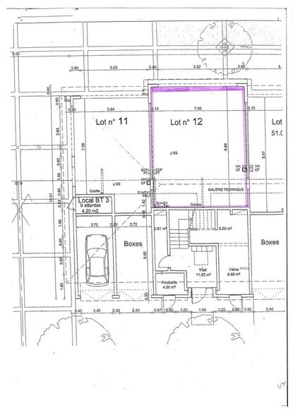 Local commercial dans Toulouse à louer - Plan d’étage – Image 3 sur 4