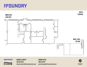 619 S Cedar St, Charlotte, NC à louer Plan d’étage– Image 1 sur 1