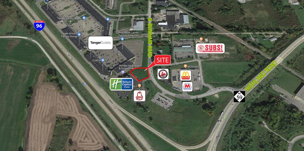1397 N Burkhart Rd, Howell, MI à vendre - Aérien – Image 2 sur 5