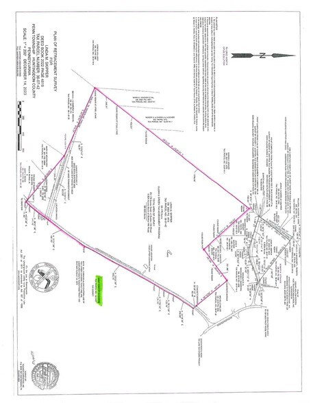 13420 Upper Corners Rd, Hesston, PA à vendre - Plan de site – Image 3 sur 3