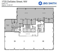 1725 Desales St NW, Washington, DC à louer Plan d’étage– Image 1 sur 1