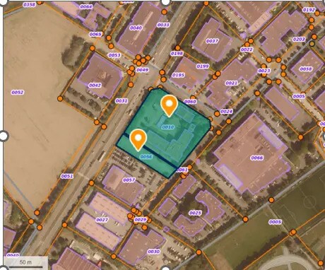 Bureau dans Montigny-le-Bretonneux à vendre Plan de site– Image 1 sur 3
