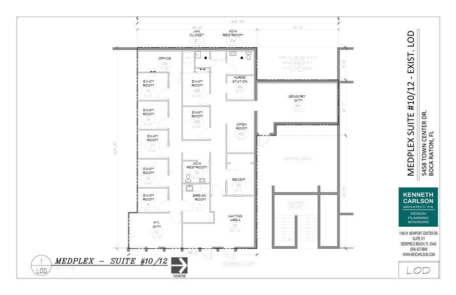 5458 Town Center Rd, Boca Raton, FL à louer - Plan de site – Image 2 sur 2